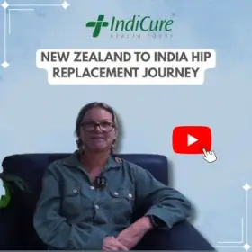 Ms. Maire sharing her medical travel experience to India in a patient testimonial video