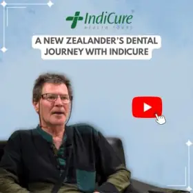 New Zealand patient Mark discussing his dental care journey with IndiCure.
