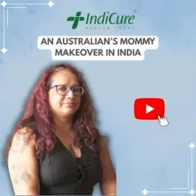 Australian patient Shahreen reviewing her mommy makeover surgery experience in India. 
