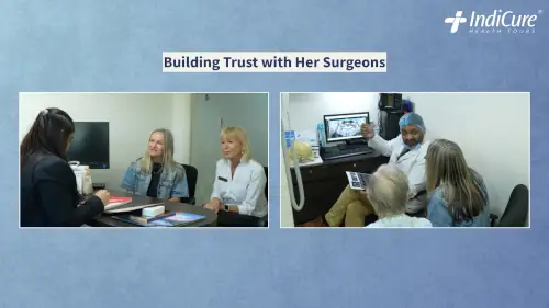 Nicola's Consultation with her surgeons.