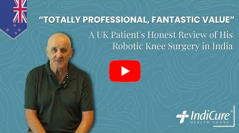 UK patient's robotic knee replacement in India