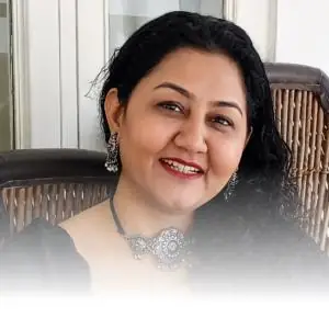 Image of the founder of IndiCure, Dr. Ruchika Malhotra.